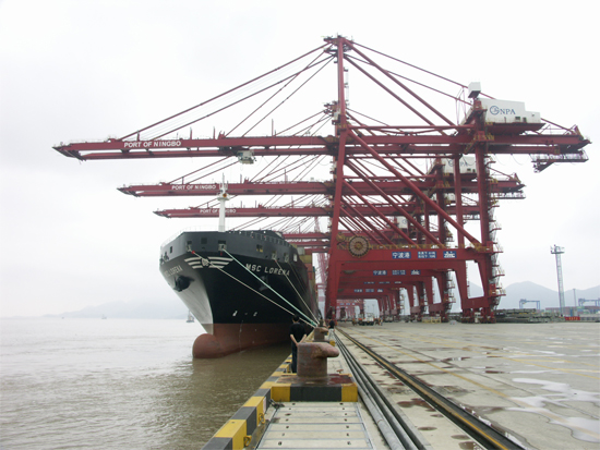 宁波北仑港码头工程